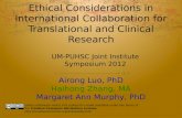 Ethical Considerations in International Collaboration for Translational and Clinical Research