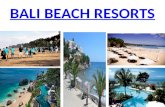 Bali beach resorts