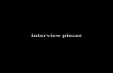 interview pieces, by Holly Pester