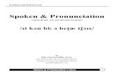Spoken & pronunciation lesson 01