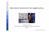 Big Data Curation And Its Application