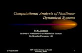 М.Г.Гоман (2000 проект) – Численный анализ нелинейной динамики систем