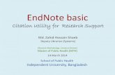 EndNote Basic: citation utility for research support