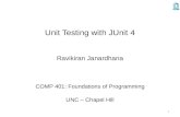 Unit Testing with JUnit4 by Ravikiran Janardhana