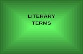 Literary Terms Ppt#2