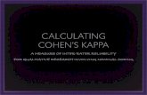 Using Cohen's Kappa to Gauge Interrater Reliability