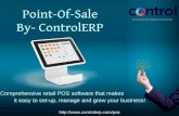 Points-Of-Sale System By- Control ERP