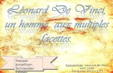 Leonard De Vinci, Un Homme  Aux Multiples FaçEttes  (Lionel S , Jonathan H , Pauline R  )