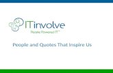 Quotes that inspire us at ITinvolve
