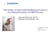 The Utility of Zeta Potential Measurements in the Characterization of CMP Slurries