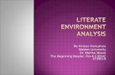 Literate environment analysis