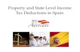 Property & income tax deductions state level