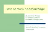 Postpartum haemorrhage pf