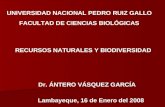 Recursos naturales y ecorregiones DEL PERU