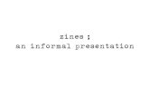 Zines – an informal presentation!