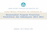 Rembuknas 2013   Arahan Mendikbud (bag 2)