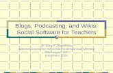 Blogs, Podcasting, And Wikis