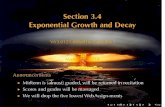 Lesson 14: Exponential Growth and Decay