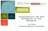 CSCMP 2014 Sustainability and Risk Mitigation in Your Operations 9162014
