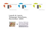 Presentatie Lunch & Learn November 2009