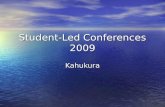 Student Led Conferences 2009