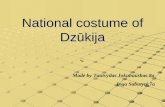 National costume of Dzūkija
