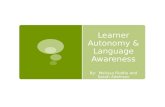 Learner Autonomy and Language Awareness