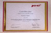 Jee course- Construction of Subsea Pipeline
