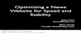 What Your CDN Won't Tell You: Optimizing a News Website for Speed and Stability