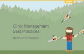 Clinic Management Best Practices