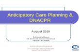 Anticipatory Care Planning & DNACPR