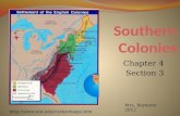 Southern colonies chapter 4.3