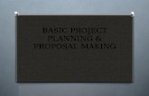 Basic project planning & proposal making