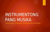 Mga katutubong instrumento ng Pilipinas