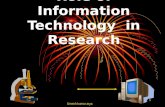 Role of internet in research