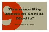 The 9 Big Ideas of Social Media