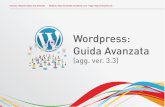 Wordpress: Guida all'uso (avanzato)