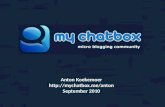 My Chatbox - Micro Blogging Community