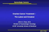 Ovarian Cancer Treatment –  The Latest and Greatest