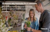 15 reasons why Hootsuite Pro is awesome