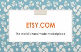 Etsy - Sàn thương mại điện tử cho đồ handmade