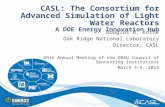 CASL: The Consortium for Advanced Simulation of Light Water ReactorsA DOE Energy Innovation Hub