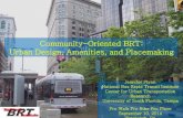 How Placemaking Can Transform Transit Facilities into Vibrant Destinations--Community-Oriented BRT: Urban Design, Amenities, and Placemaking