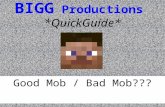 Bigg productions quickgide good mob /bad mob