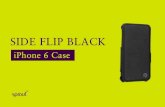 Sprout Side Flip Black iPhone 6 Case