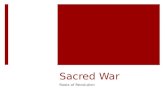 Sacred war - Roots of Revolution