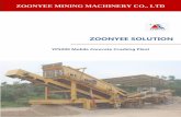 Yps260 mobile concrete crushing plants working site