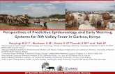 Perspectives of Predictive Epidemiology and Early Warning Systems for Rift Valley Fever in Garissa, Kenya