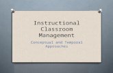 Instructional classroom management