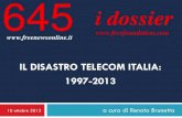 Il disastro Telecom Italia